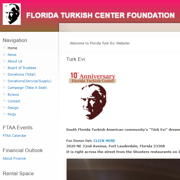Florida Turkish Center Foundation - Turkish organization in Fort Lauderdale FL
