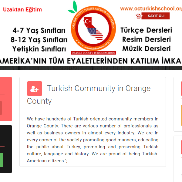 Turkish Category Near Me - Orange County Turkish American Association